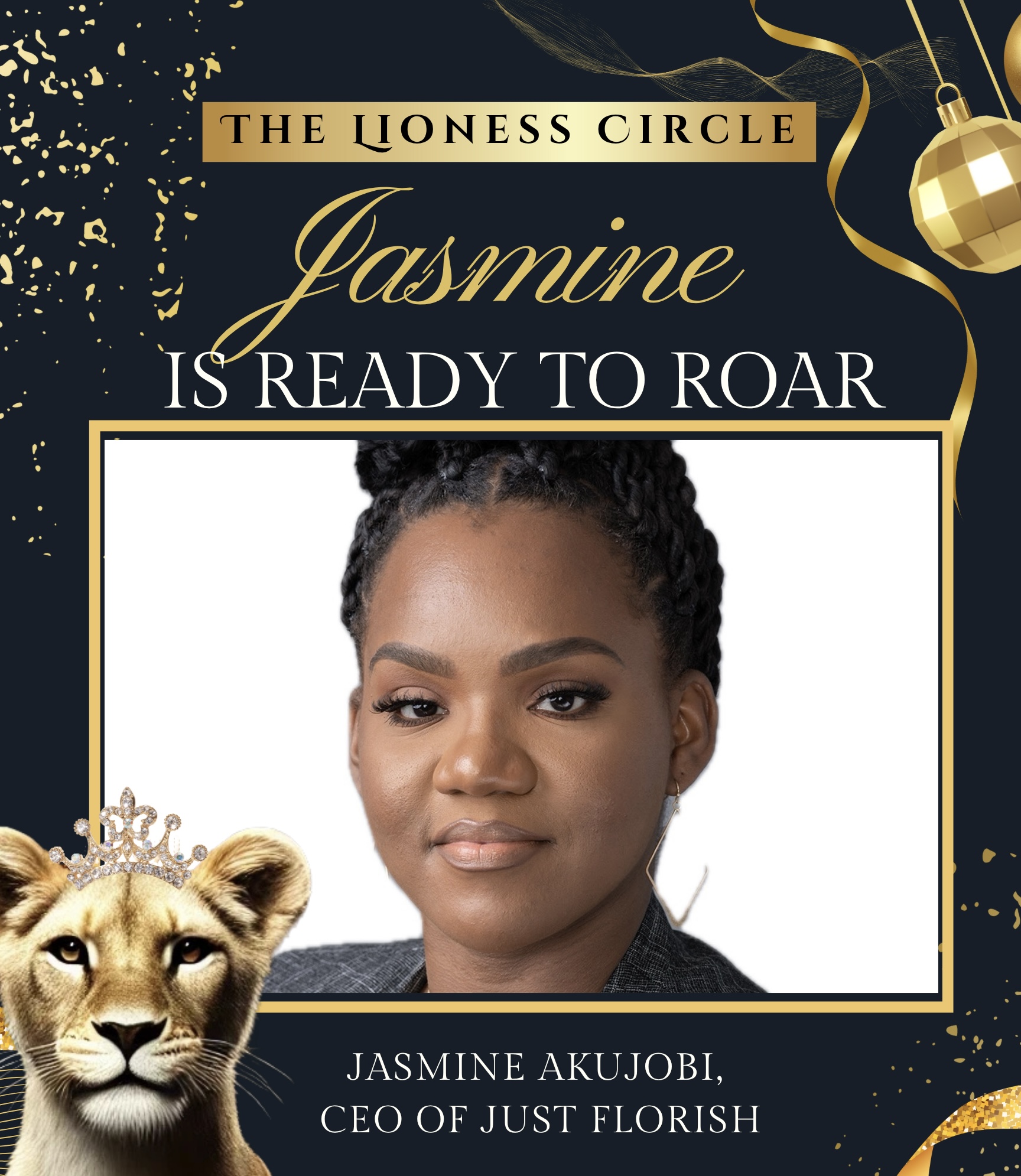 Jasmine Akujobi, CEO of Just Florish